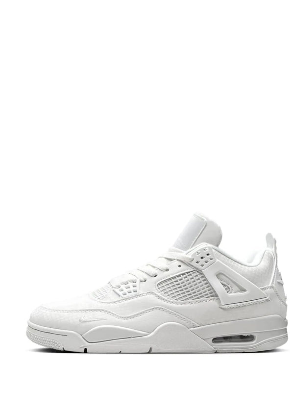 Air Jordan 4 Retro — Pure White Excellence