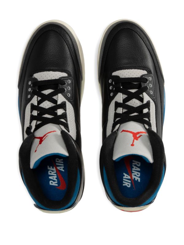 Air Jordan 3 Retro (Black/Grey/Blue)