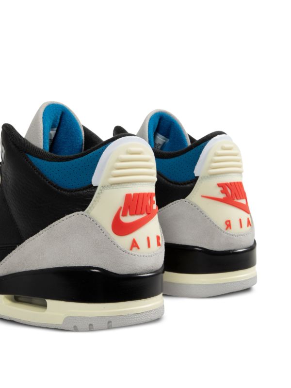Air Jordan 3 Retro (Black/Grey/Blue)