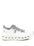On Cloudsurfer / Cloudmonster Running Shoes (White/Grey)