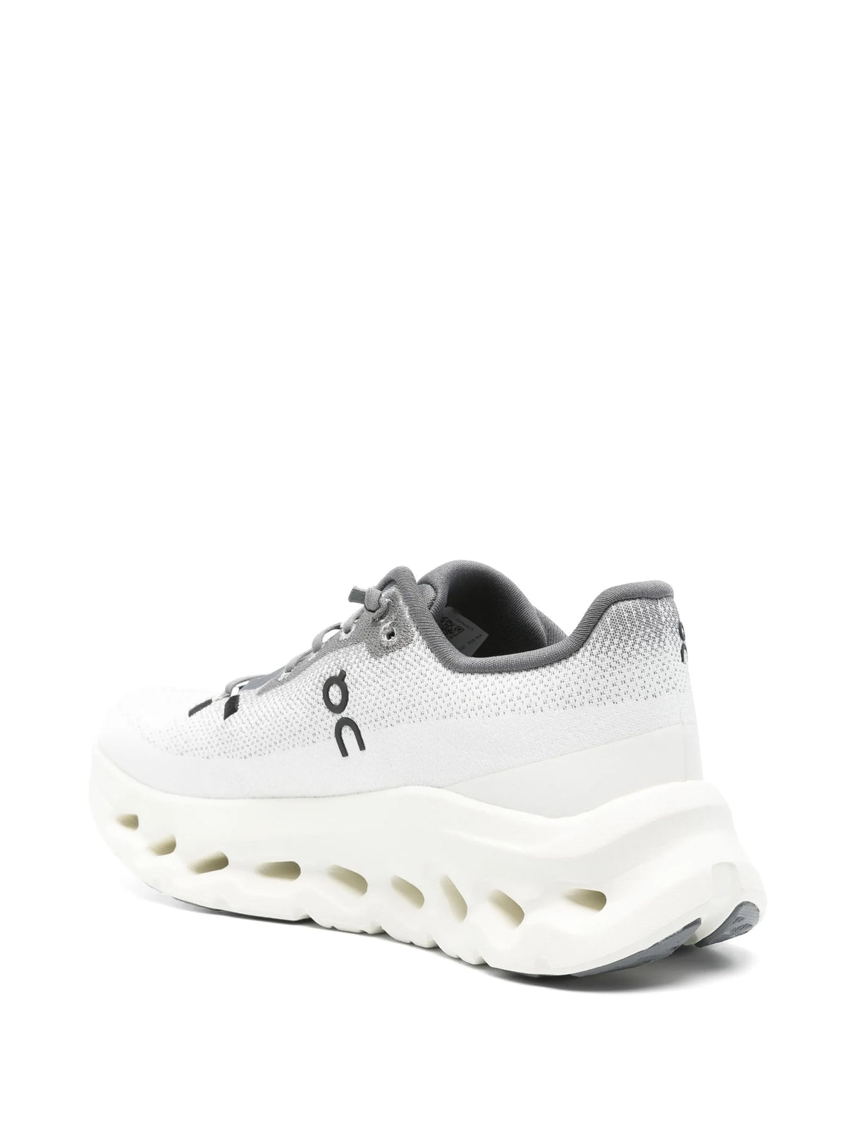 On Cloudsurfer / Cloudmonster Running Shoes (White/Grey)