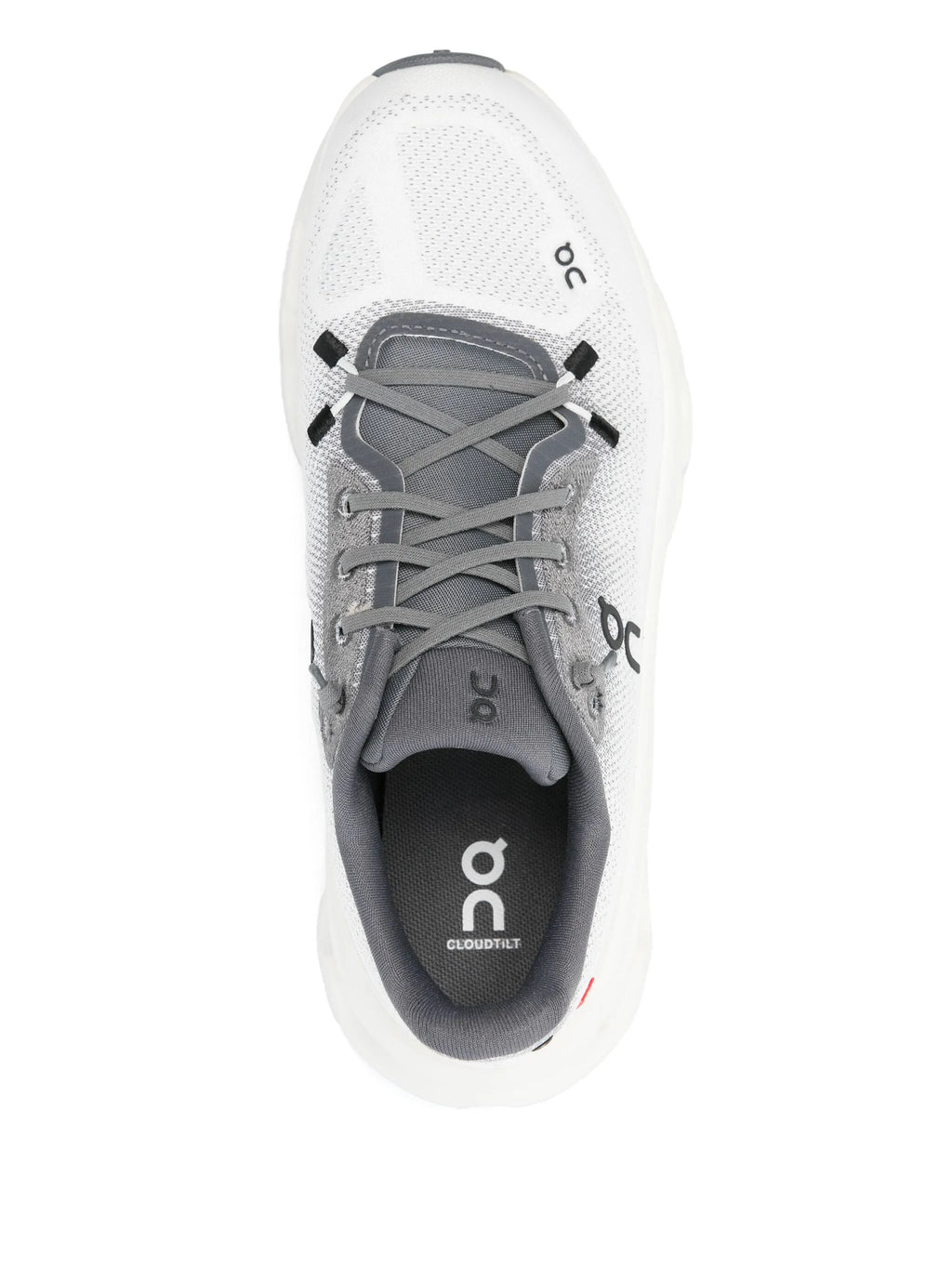 On Cloudsurfer / Cloudmonster Running Shoes (White/Grey)