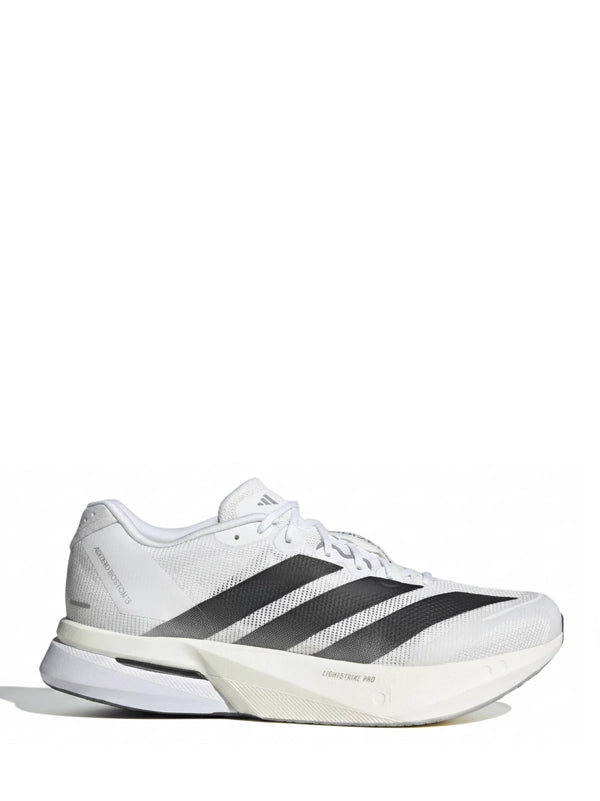 Adidas Adizero Boston 12 Men's Running Shoes - Cloud White / Core Black