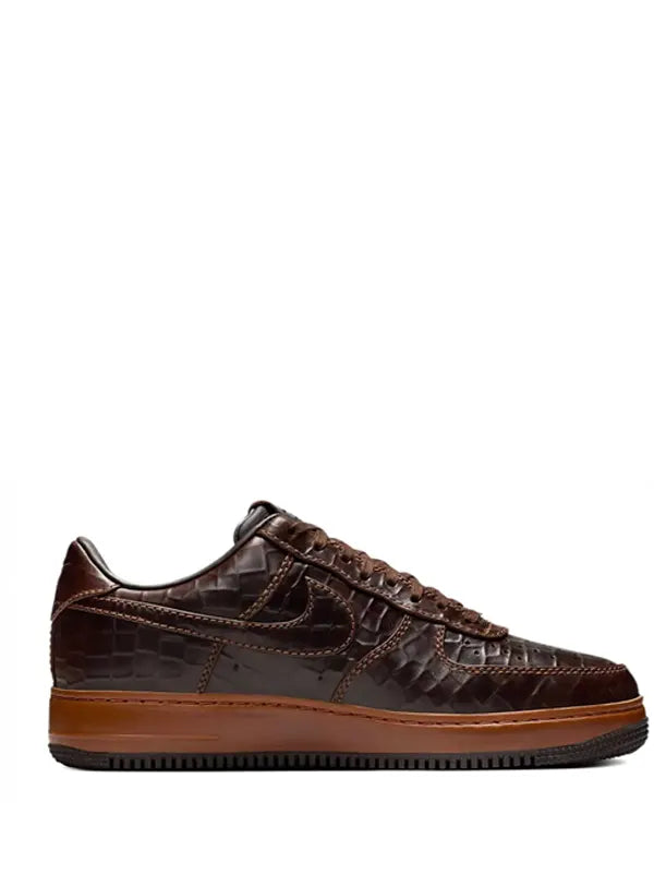 Nike Air Force 1 Low - Brown Crocodile Leather
