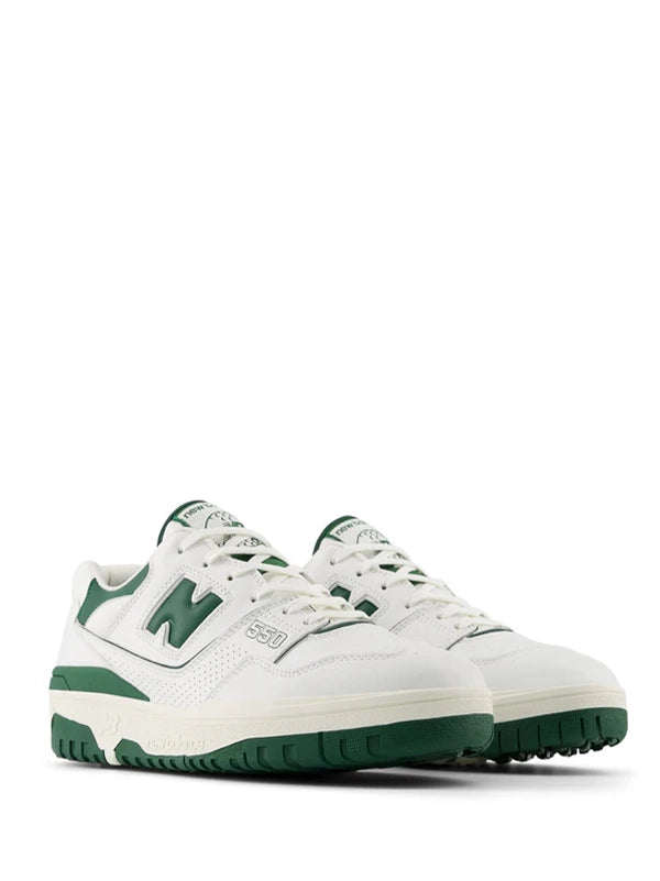 New Balance 550 - White & Vintage Green