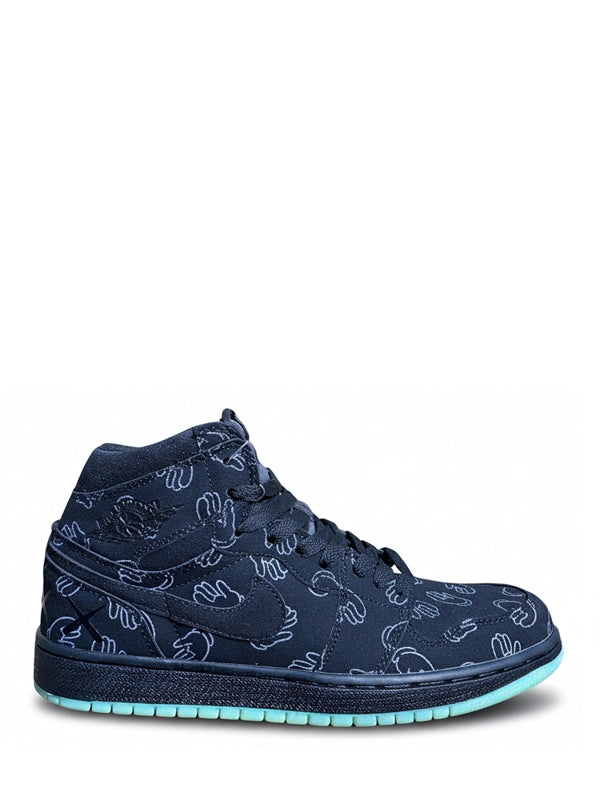 Air Jordan 1 Retro "KAWS" Custom Edition – Black/Glow