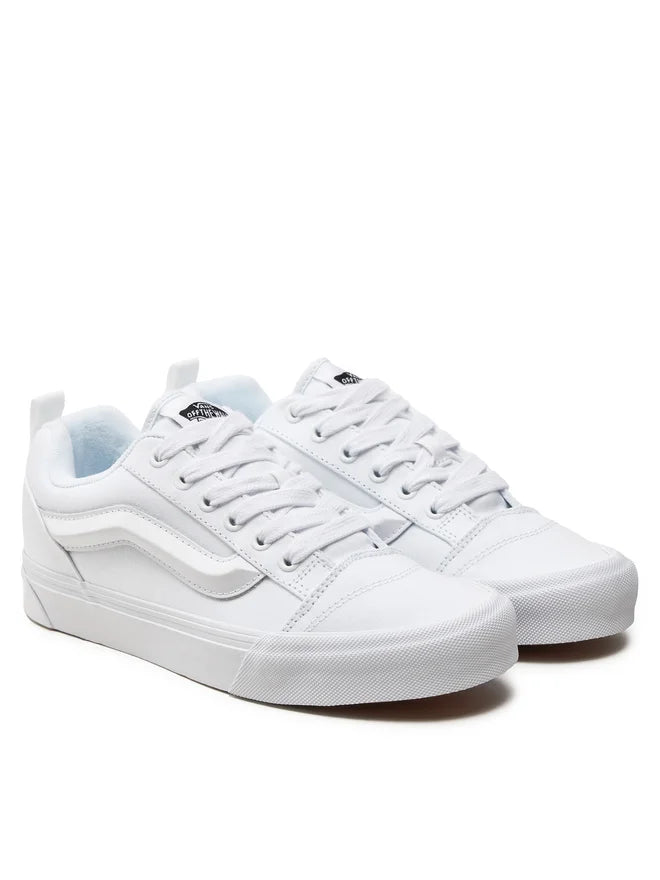 Vans Knu Skool – Triple White Canvas