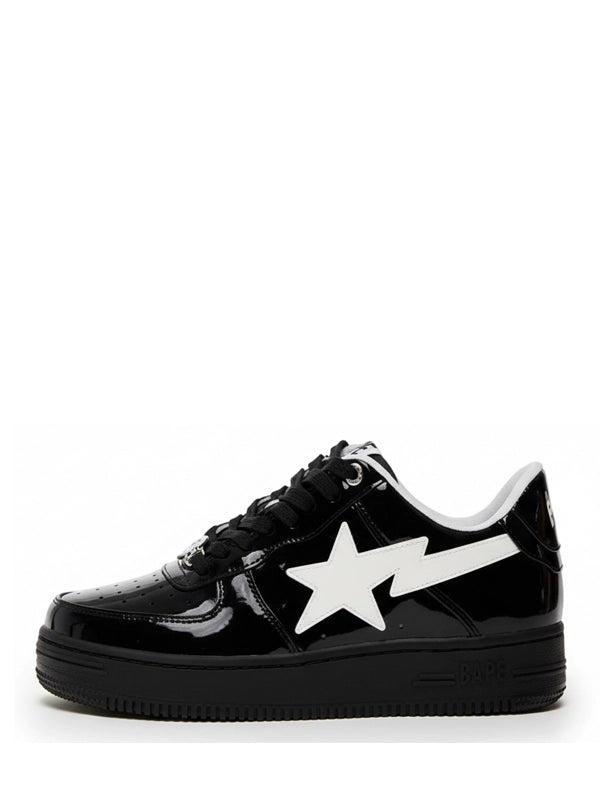 BAPE STA™ Patent Leather "Black/White"