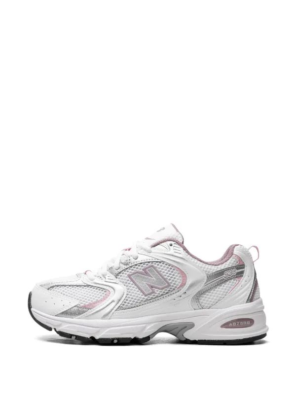 New Balance 530 White/Pink/Silver Sneakers