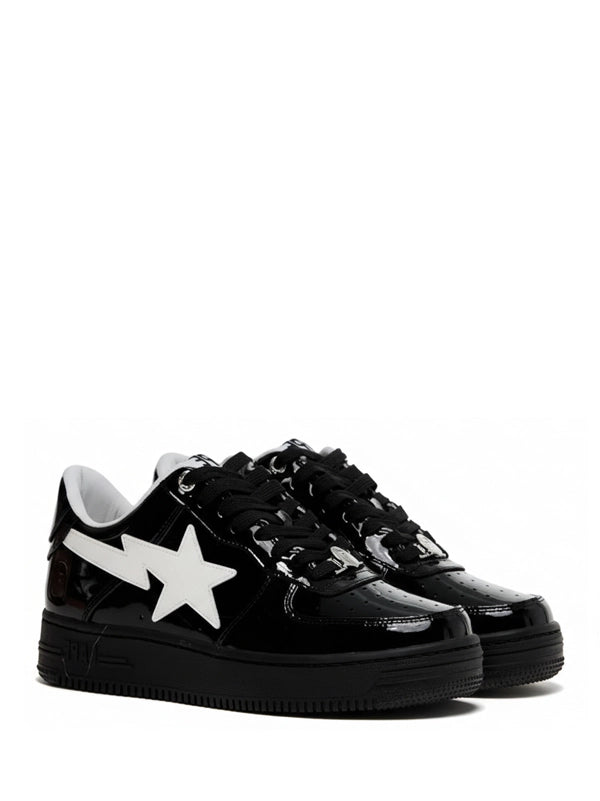 BAPE STA™ Patent Leather "Black/White"