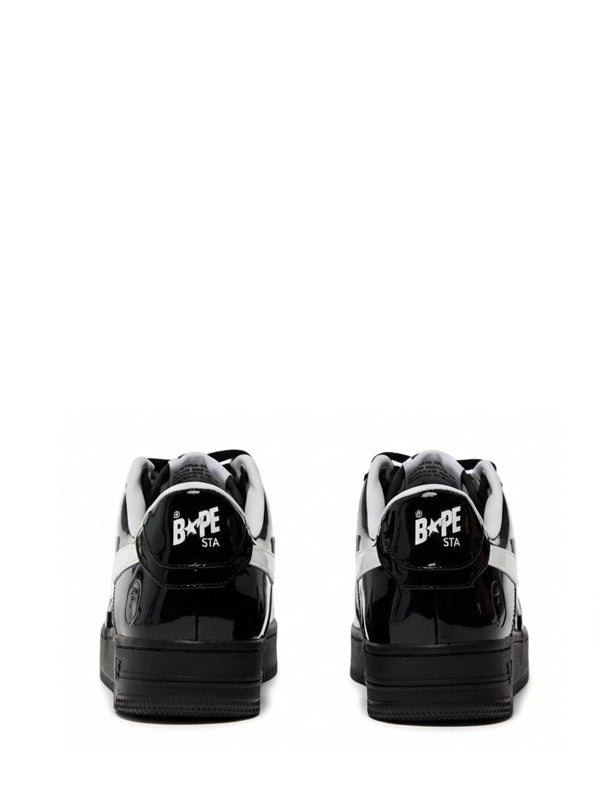 BAPE STA™ Patent Leather "Black/White"