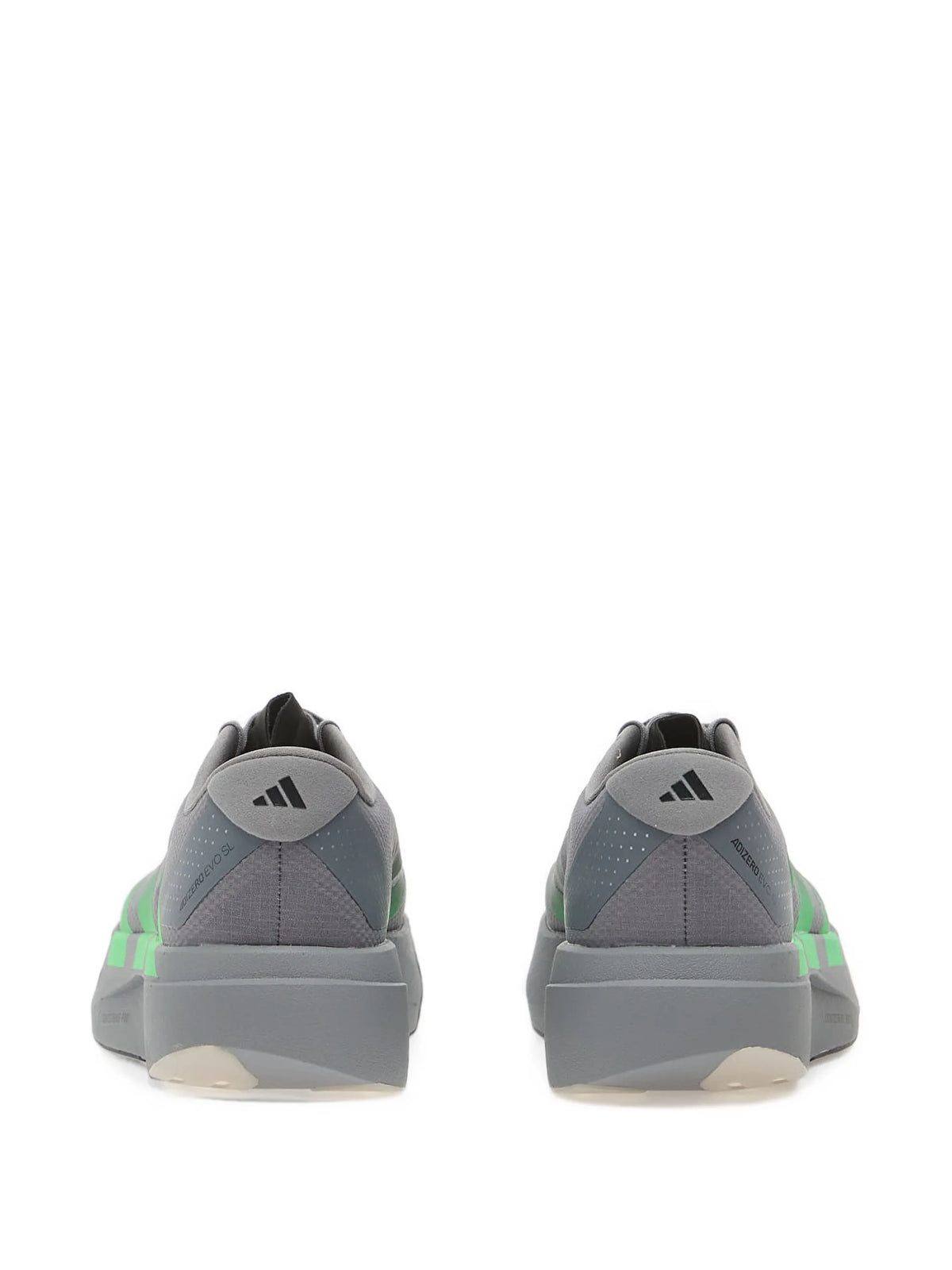Adidas Adizero Running Shoes – Grey / Metallic Green