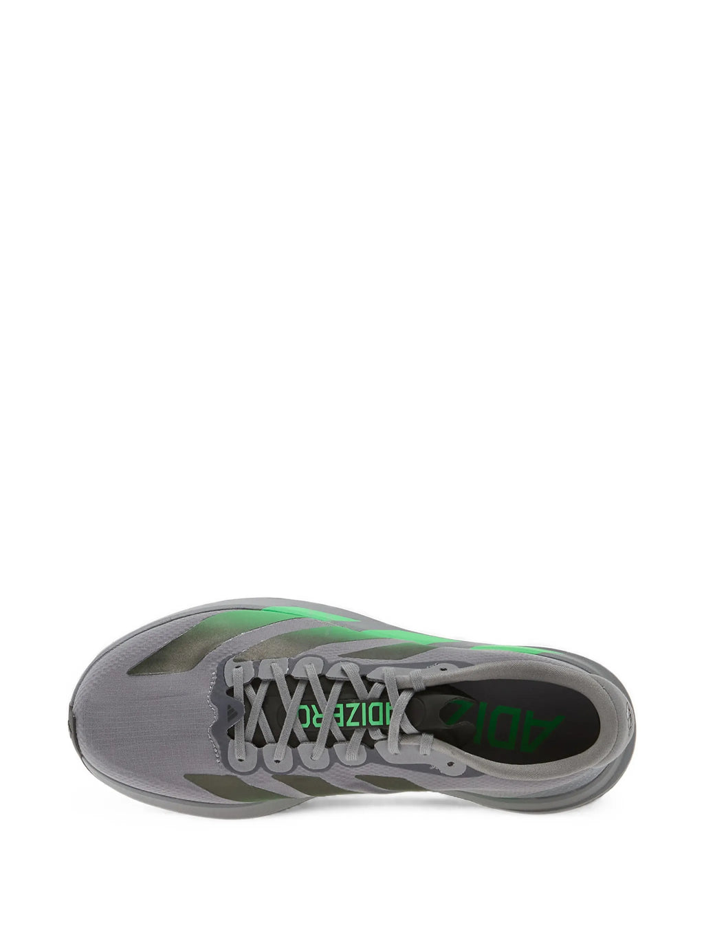Adidas Adizero Running Shoes – Grey / Metallic Green