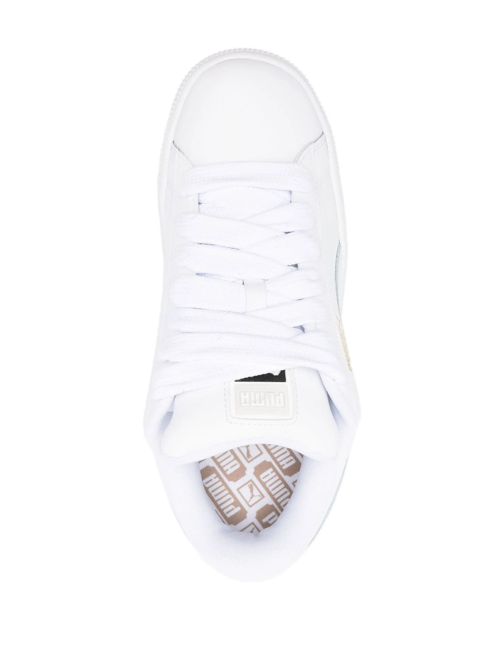 PUMA Suede XL Sneakers - Triple White / Gold