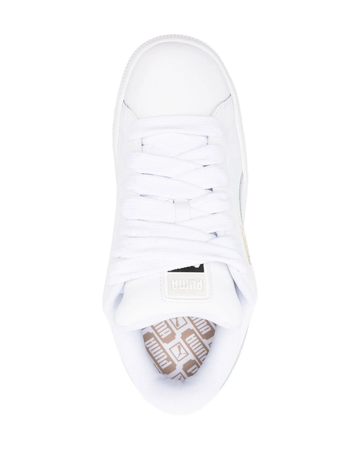 PUMA Suede XL Sneakers - Triple White / Gold