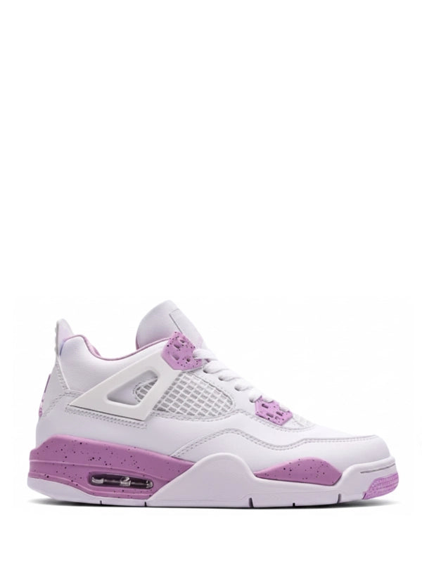 Air Jordan 4 in White and Purple