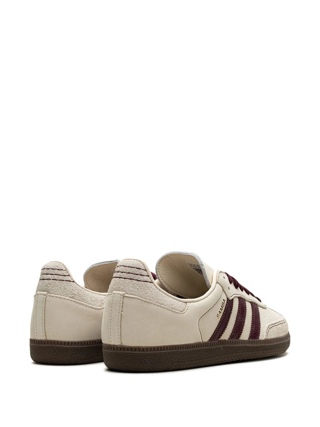 Adidas Samba OG Sneakers – Cream White / Night Burgundy