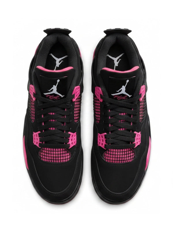 Air Jordan 4 Retro - Black & Hot Pink