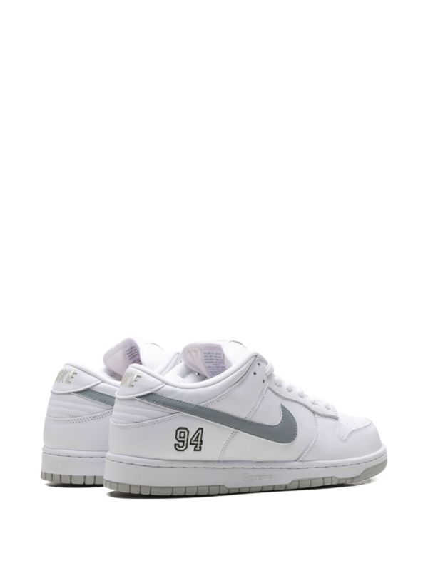 Nike SB Dunk Low "Supreme - White" sneakers